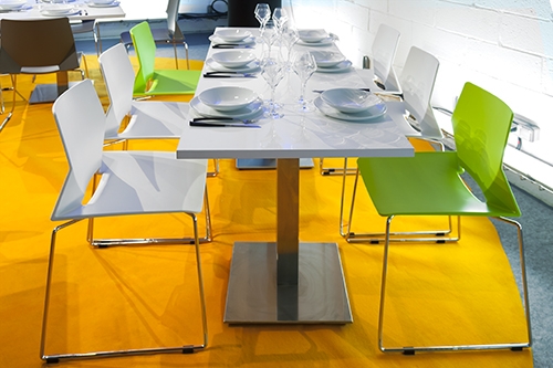 Chaise Origami - white